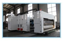 China PLC Pizza Box Flexo Printing Slotting Machine 240mm Slot Depth supplier