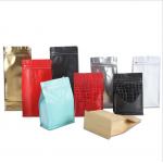 Plastic Stand Up Pouch Coffee Bags Gravure Printed 1kg Capacity for sale