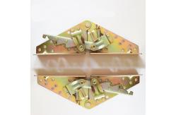 China Click - Clack Sleeper Folding Bed Hinges 2.0/2.3mm Thickness Zinc Plated supplier