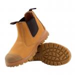 Elastic Chelsea Boot Cowhide Safety Shoes for sale