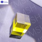 Lemon Yellow Sapphire Gemstone Sythetic Lemon Yellow Raw Material For Jewelry Making Mohs Hardness Of 9 for sale
