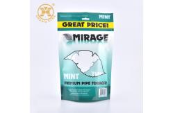 China Custom Printing Empty Tobacco Packaging Pouch With Zipper supplier