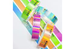 China Tearproof Colored Paper Wristbands Tyvek Printable Customized Logo supplier