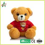 28cm T Shirt Plush Teddy Bear for Holiday Gift Baby Toys for sale
