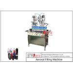 20 - 450ml Semi Automatic Gas Aerosol Filling Machine For Spray Paint Manual Cans for sale