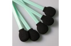 China SGS Certificated Cleanroom Swab With Black Big Round Head For Printer Cleaning supplier