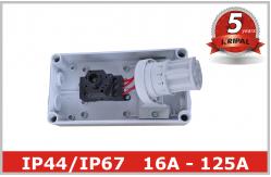 China Mechanical Interlock Industrial Power Switched Sockets , Single / Three Phase supplier