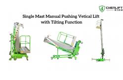 China 6m Lifting Height Mobile Aerial Work Platform Lift With Aluminum Profile supplier