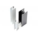Anodized Polished Aluminum Profile For Glass Sliding Door Wardrobes Frame