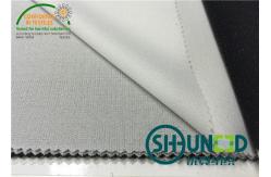 China 30D * 50D Double Dot Twill Weave Woven Interlining For Apparel Industry supplier