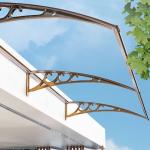 600mm White Awning Bracket Perfect Fit For Polycarbonate Sail Material Door Canopy for sale