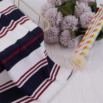 Good Quality Moisture-Wicking And Comfortable Durable Striped Material Fabric For Casual Wear for sale
