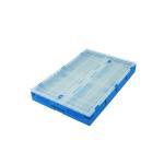 650*440 mm Series Plastic Collapsible Tote Boxes Attached Lids Stacking for sale