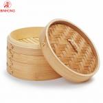 Customized Logo 4 Inch Bamboo Steamer Basket For Dim Sum for sale