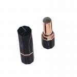 Elegant Sexangle Plastic Lipstick Cases Empty Cosmetic Container in Black or White for sale