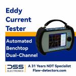 Dual Sensor Input Dual Channel Eddy Current Flaw Detector