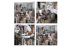 China Flat Pouch Rotary Packing Machine PLC Control For Oatmeal Cookies Chocolate supplier