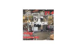 China Plastic Bottle Carton Case Packer With Drop Down Free Down System supplier