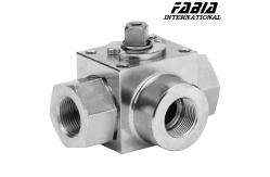 China Welding High Pressure Three Way Valve For Room Temperature supplier