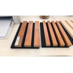 Fireproof Square Edge Acoustic Board Panel Wood Slat Panel For Home Decoration for sale
