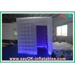 Inflatable Photo Studio Oxford Cloth PVC Coated Inflatable Photobooth Kiosk With Led Lights for sale