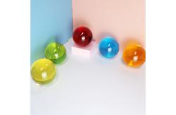China Transparent Large Acrylic Sphere 40mm Clear Plastic Sphere Balls supplier
