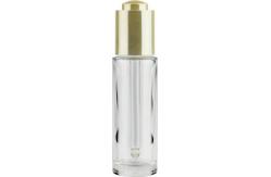 China Luxury 30ml Essential Oil Dropper Bottles Oil Dropper Glass Bottle supplier