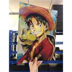 One Piece 3D Lenticular Poster Animation Characters Luffy And Zoro Prints