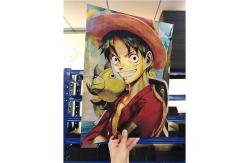 China One Piece 3D Lenticular Poster Animation Characters Luffy And Zoro Prints supplier
