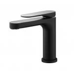 Matt black&chrome Wash basin Faucet  25mm Ceramic Cartridge  Faucet for sale