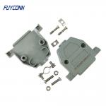 180 Degree Straight Plastic Backshell 25 Pin D SUB Cover for sale