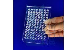 China CNC Custom Quartz 96 Well Plate Transparent Non Frosted supplier