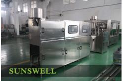 China Stainless Steel 5 Gallon Water Filling Machine , Automatic 2400BPH Capping Monobloc Machine supplier
