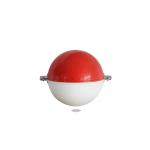 Safety Sea Obstacle Aircraft Warning Sphere Red / White Warning Ball Fiber Glass for sale