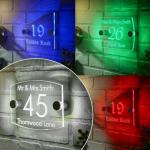Indoor Outdoor Customized Acrylic LED Signs 2835 LED Strip Premium LED Signs for sale
