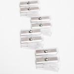 0.98 Inches Transparent Pencil Sharpener Double Hole for sale
