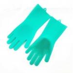 Custom 33.5x16.5cm Silicone Hand Gloves For Dishwashing for sale