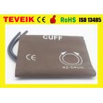 Factory Price Reusable 33cm-43cm Large Adult PU Double Tube NIBP Blood Pressure Cuff For Patient Monitor, 34-43cm for sale
