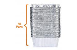 China 1LB Custom 8342 Aluminum Foil Food Containers 450ml Food Container Foil With Lid supplier
