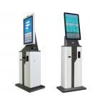Bank Bus Station Parking Lot Self Service Bill Payment Kiosk Machine Black Cabinet for sale