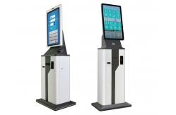 China Bank Bus Station Parking Lot Self Service Bill Payment Kiosk Machine Black Cabinet supplier