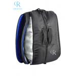 Polyester Pickleball Racket Bag Big Capacity Black With Shoes Wareh Ouse
