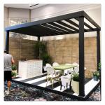 OEM / ODM Modern Aluminum Pergola With Louvered Roof 3x4 3x3 for sale