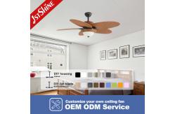 China Fancy Lighting and Traditional Style LED Ceiling Fan with Remote Modern Design 35W supplier