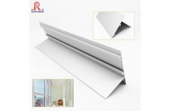 China Mill Finish Balcony Aluminum Tile Trim Extrusion Profile With Weep Hole supplier