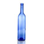 BPA Free Glass Wine Bottle Black Brown Blue Riesling Bottle 500ml 750 Ml for sale