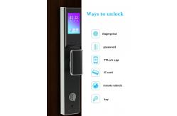 China 6068 Mortise Smart Camera Lock TTLock Fingerprint Code Card For Home supplier