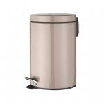 3L/5L/8L/12L/20L/30L Round Stainless Steel Pedal Bin with Rolling Cover Sustainable and Waste Management Solutio for sale