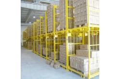 China OEM ODM Metal Stacking Shelves High Capacity Fabric Roll Storage Stacking Rack supplier