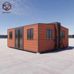 Q235B Steel Lightweight Collapsible Tiny Prefab Folding House PVC Window